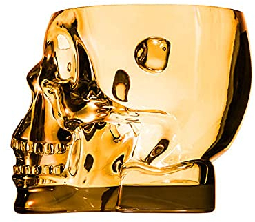 WANGFENG Ice Bucket,Ice Bucket with Lid and Ice Tongs,Skull Ice Bucket Beerbarrel Acrylic Champagne Bucket Wine Cooler Bar Party Barbecue Cocktail Wedding 190X150x150mm 1.5L Multiple Colors To Choose