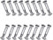 60 Pieza M4 de Conexión de Manijas de Puerta Tornillos, Conector De Armarios Tornillos, Tornillos de Conexión, para Unir Muebles, Armarios, Vitrinas, Paneles de Madera