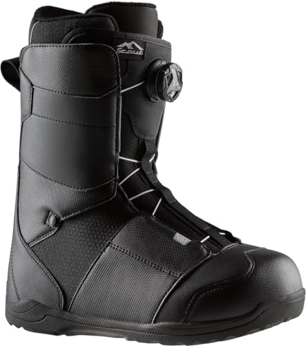 Head - Botas de Snowboard Scout LYT Boa Coiler para Hombre, Talla 43, Color Negro