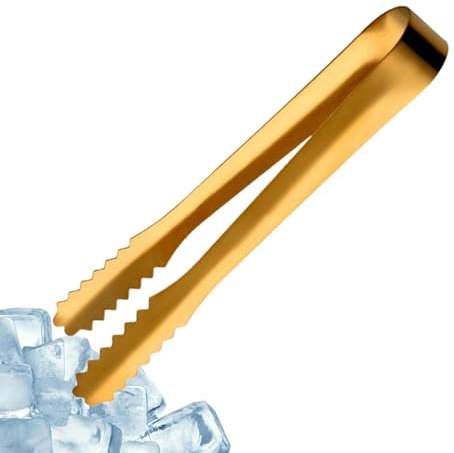 Raypontia Pinze per snack, Pinze per servire il cibo - Clip piccole per zollette di zucchero | Pinze per cubetti di ghiaccio in acciaio inossidabile, fermagli per zucchero e caffè con denti, gadget da