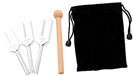 BESTonZON Stemmhammer Für Stimmgabel Aus Aluminiumlegierung Heilinstrument Mit Hammer Für Chakrenstimulierung Und Stressbewältigung Robust Und Bruchfest
