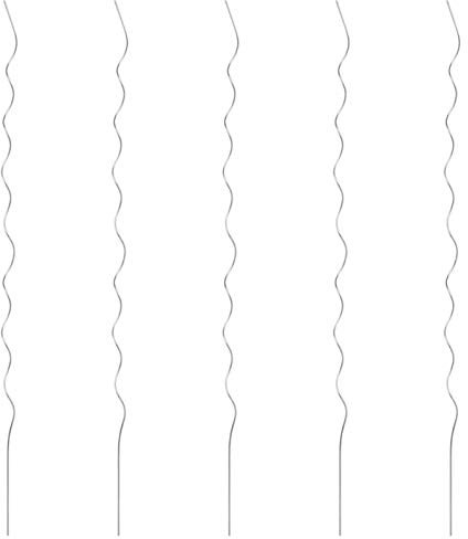 Xichuzi Soporte para Planta Espiral 5 Unidades 170 cm Acero galvanizado, Tutores para Tomates, Soporte para Tomate, Tutores para Plantas, Tutor Orquidea, Tutor Plantas Trepadoras