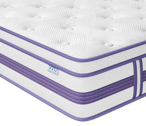 Moziel Materasso 160x190 cm, Altezza 30 cm Media Fermezza, Memory Foam Gel e Molle Insacchettate, Certificato Oeko-TEX, Traspirante Antipressione, Consegna in Scatola