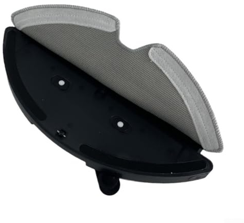 Robot Vacuum Mop Bracket with Microfiber Pad for Q6 Pro and for Q6 - Replacement Rag Mount Holder Accessory Set, Black