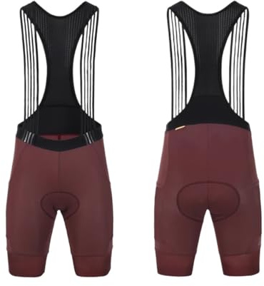Trägerhose Damen Radhose mit Trägern, stoßfest, gepolstert, atmungsaktiv, Reithose, Outdoor, Sommer, schnelltrocknend, Rennrad, Kurze Hose Trägerhosen Radsport(M)