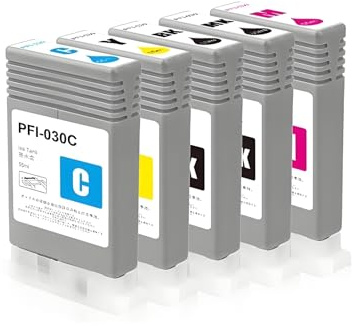 BOGJFC 55Ml Pigment Tintenpatrone Kompatibel Für Canon ImagePROGRAF TA-20 TA-30 TM-240 TM-340 PFI-030 Großformat Plotter Tinte 55Ml