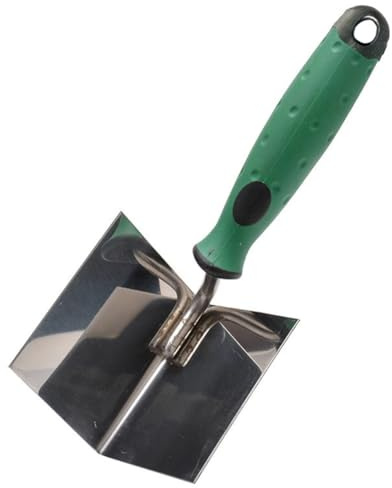 Ounfhtrttk Set di Cazzuole per Angoli In Cartongesso per Intonacare, Lisciare e Modellare Gli Angoli con Comoda Impugnatura Interna