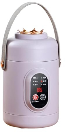 Gralara Pentola elettrica per cuocere riso e noodles da 800 ml, bollitore elettrico per cucina e casa, Viola