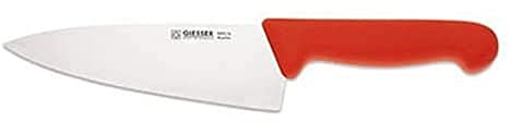 Giesser seit 1776 - Made in Germany - Kochmesser rot, Basic Red, Klinge 16 cm, rutschfest, Küchenmesser spülmaschinenfest, rostfrei