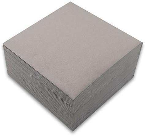 MORIGAMI Servilleta 40x40, Airlaid, pliegue 1/4, 50 servilletas, Gris Betón (SER41007372)