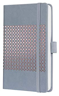 SIGEL J0208 Wochenkalender Jolie 2020, ca. A6, grau, samtig-weiche Oberfläche - weitere Modelle