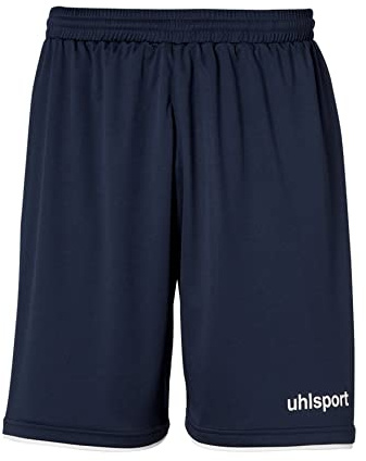 uhlsport Barn klubb shorts, marinblå/vit, 128