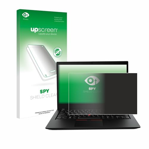 upscreen Blickschutzfolie für Lenovo ThinkPad T14s Gen 1 | Anti-Spy Displayschutz Made in Germany Privacy Screen Protector Sichtschutz Blaulichtfilter Klare Folie