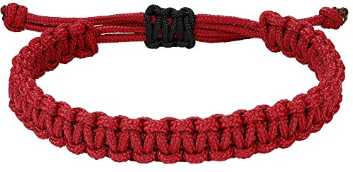 JENDEAR SHINE Nautiskt reparmband för män, handflätat paracord tråd armband, vattentätt justerbart utomhus surf armband., 10.63 inches, Nylon