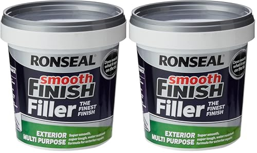 Ronseal - Smooth Finish Exterior Multi Purpose Ready Mix Filler Tub 1.2 kg (Pack of 2)