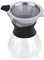Macchina per caffè Americano Macchina per caffè Americano 16×11×11 Macchina per caffè Americano Manuale Pentola in Vetro con Filtro in Acciaio Inossidabile