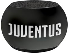 TECHMADE - Mini Speaker Senza Filo Juventus | Suono Potente in Formato Compatto | Facile Connessione a Smartphone e Tablet | Design Elegante e Portatile | Acustica Cristallina