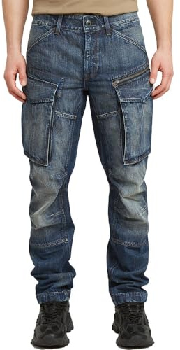 G-STAR Rovic Zip 3D Regular Tapered Pants, Flerfärgad (Antique Blue Creek D23077-d315-h553), 33W / 34L