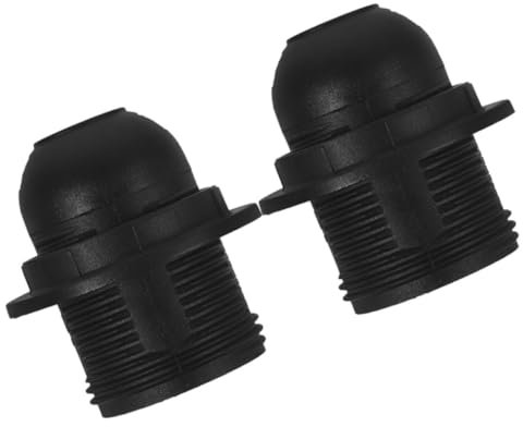 Angoily 2stücke Lampensockel Schraubbasis Lampenfassung Flammhemmend Schnell Zu Installieren Für Tischlampen Und Pendelleuchten Einsetzbar