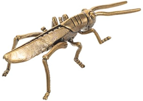 Toyvian Messing Insektenfigur Vintage Gartendeko Skulptur Dekorative Tisch Und Gartendekoration Vielseitige Messing Tierornamente Für Blumentopf Und Garten