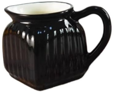 BOGAZY Gravy Boat Black Ceramic Milk Cup Milk Jug Water Jug ​​European Style Household Juice Bucket Gravy Jug