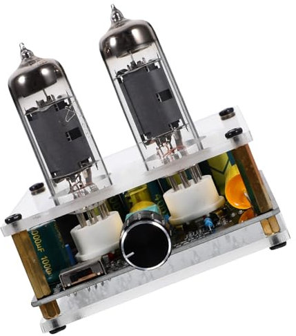 Happyyami Tube Amplifier Preamp Board 6k4 Vacuum Tube Pre-amp Hifi Audio Pre-amplifier for Turntable Phono Preamp Home Theater Diy Dc12-16v Compatible