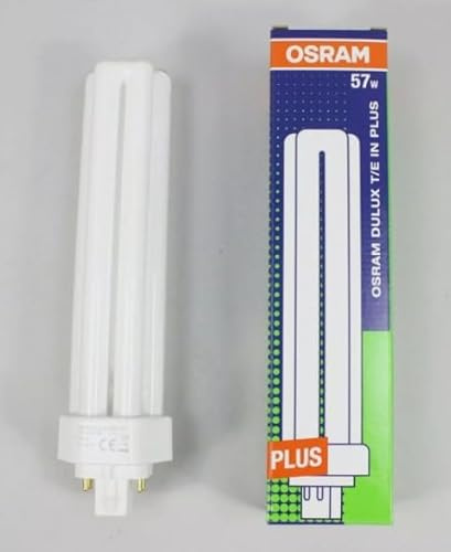 OSRAM Lampada Fluorescente Dulux T/E 57W 4 Pin GX24q-5 Luce 840 4000K Bianco Naturale