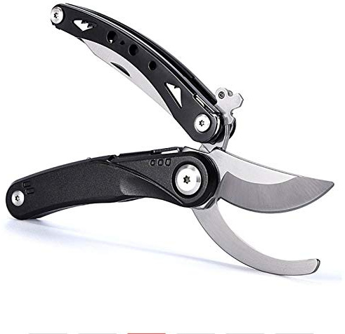 Gartenschere, Grasschere, multifunktionale Handschere für den Pflanzenschnitt im Gartenbau für den professionellen Baum- und Astgarten