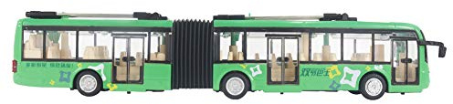 NOENNULL Barnleksaksbuss, Minibussmodell, Leksaksbussar, Pull Back Barnleksaksfordon, 1:48, CS0133, Elektronisk Stadsbuss, Lätt Bil, Pedagogiska Leksaker för Barn, (Grön)