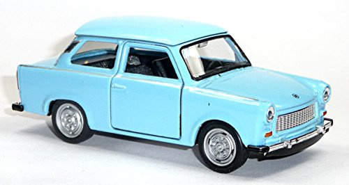 Generisch Trabant 601 hellblau Trabi Trabbi DDR Modellauto 11 cm