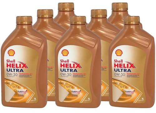 Shell Helix Ultra Professional AV-L 0W-30 Motoröl 7L Set (7x1 Liter) Motorenöl für PKW Benzin & Diesel