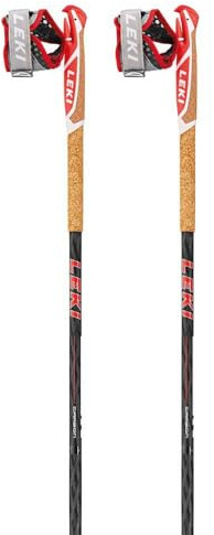 LEKI Vertical K Trailrunningstöcke, Weiss-neonrot, 110CM