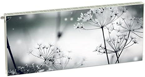 Magnet Heizkörperverkleidung Heizkörperabdeckung Grau Pusteblume 140x60 cm Heizung Abdeckung Verkleidung Magnetische Abdeckmatte Kühlschrank aus Einem Flexiblen Magneten Digitaler Aufdruck