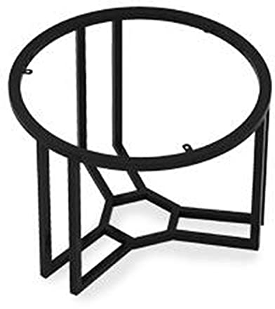WFENG Tischkufen/Tischgestell Vintage- und Industrie-Look,Pulverbeschichtet Stahl Möbelfüße,Für Couchtisch/Esstisch/Schreibtisch/Schwarz / W50cm×H43cm