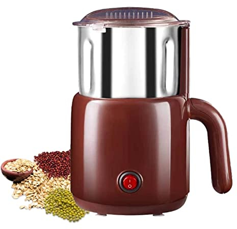 Boyuan Moulin à café électrique, Moulin à épices de Grande capacité 200 g avec Lame en Acier Inoxydable, broyeur Multifonctionnel Puissant de 800 W pour Grains de café, Noix, graines, arachides