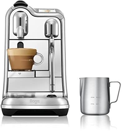 Sage Appliances Macchina da caffè Nespresso Creatista Pro di macchina per caffè espresso a capsule, SNE900, acciaio inossidabile spazzolato