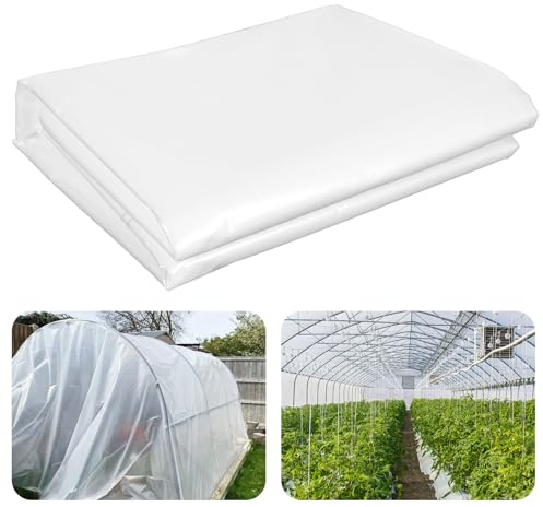 Barafat Gewächshaus-Kunststofffolie, 11,1,5 x 7,5 m, 6 mm dick, Gewächshaus-Kunststofffolie, Abdeckfolie, Reifen, Haus, Garten, Gewächshaus, Versorgung, Bauernhof, Kunststoffabdeckung, UV-beständige