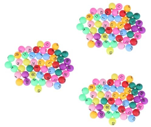 BESPORTBLE Tischtennisplatten 150 Stück Lottokugeln Für Die Party Pongbälle Nummeriert Pong Nummerierte Pong-bälle Bunte Pong-bälle Tischtennisbälle Mini Bier Kind Tischtennis Bälle
