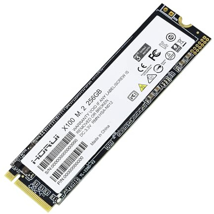 Yahboom 256GB M.2 NVMe SSD PCIe 3.0 2280 PCIe Internal SSD, Read/Write Speed up to 2600/1700 MB/s,Compatible with Laptop Jetson Raspberry Pi5 PCIE (256GB M.2 SSD)