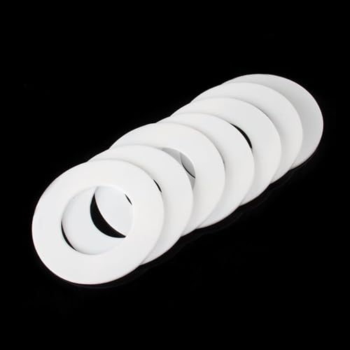 10-teiliges Dichtungs-Flachscheiben-Sortiment aus PTFE-Kotflügelscheiben, Dicke 1 mm, Sortiment aus PTFE-Schulterscheiben(10x20x1mm)