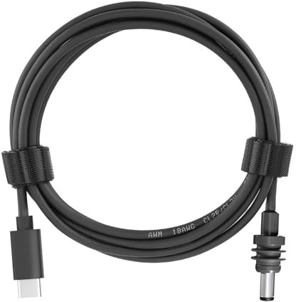 3 metros USB C a DC Cable de alimentación USB tipo C a DC 20V cable de alimentación para satélite 3ft 20AWG 100W IP68 resistente al agua tipo C macho a DC cable de carga macho para