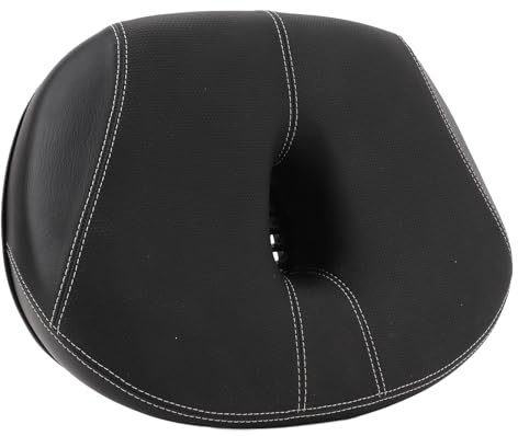 Näslös Cykelsitsdyna Extra Bred Komfortsadel Av Minnesskum, Stötdämpande Bolldesign för Män Kvinnor, Ersättningssadel för Inomhus Utomhuscykel (Svart)