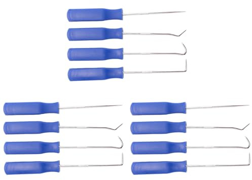 ISKDJBJG 12 Stücke Pick und Hook Set O Ring Wellendichtring Abzieher Entferner Handwerkzeug
