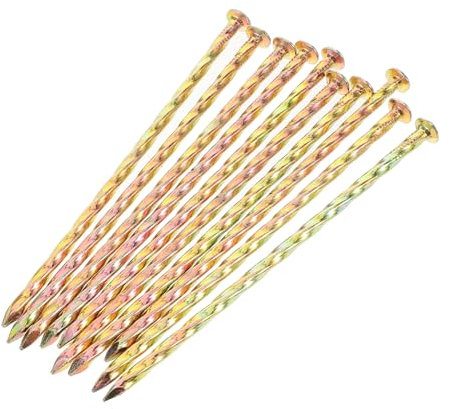 BESPORTBLE 10piezas Estacas Metálicas para Paisajismo Clavos para Césped Artificial para De Jardín y Anclaje De Césped