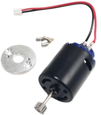 perfeclan Moteur de Voiture Télécommandé à Balais, Pièces de Rechange pour Véhicule Télécommandé, 20 000 Tr/min, Puissant, pour Modification 1:12 MN168 MN78 MN9, Style A