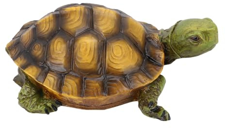 Dioche Figurine de Tortue en R sine Flottante Statue R aliste pour Fontaine de Jardin Ext Rieure et D coration d Tang Aquatique