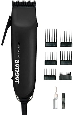 JAGUAR Hair Clipper CM 2000 Black | Professional Hair Clipper for Mains Operation incl. Attachment Comb Set & Quick-fit System | from The Professional for You