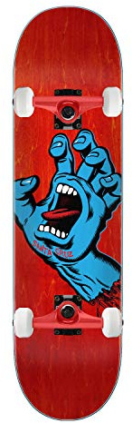 Santa Cruz Skateboard Assembly Screaming Hand Red 8.0 x 31.6 Complete