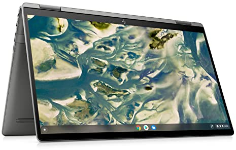 HP Chromebook x360 14 pollici FHD IPS Touch Display, Intel Core i5-1135G7, 8GB DDR4, SSD da 256GB, grafica Intel Iris Xe, ChromeOS, tastiera QWERTZ, argento Minecraft gratuito