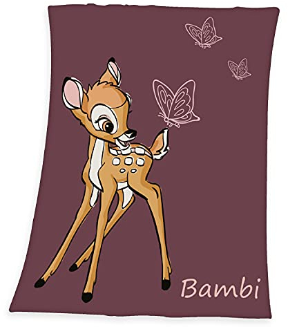Herding Couverture Polaire Microfibre Disney Bambi, 75 x 100 cm, 100% Polyester